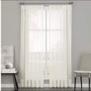 4 Sheer Window Panels